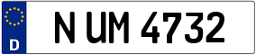 Truck License Plate